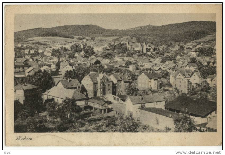 Herborn  Vue Générale Avec Chateau Au Fond - Herborn