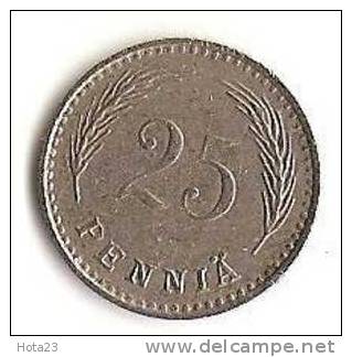 Finland 25 Pennia 1921 H - Finlandia