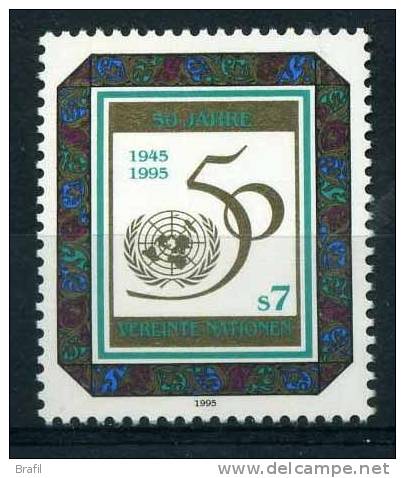 1995 Nazioni Unite Vienna, 50° Nazioni Unite, Francobollo Nuovo (**) - Unused Stamps