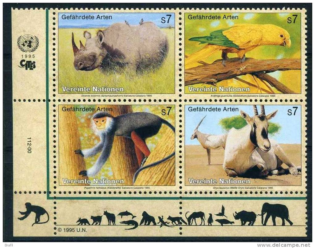 1995 Nazioni Unite Vienna, Protezione Natura, Francobollo Nuovo (**) - Unused Stamps