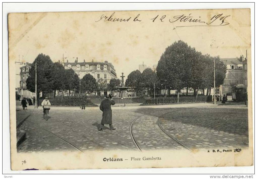 ORLEANS  - Place Gambetta. - Orleans