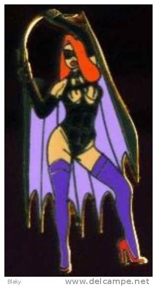 JESSICA RABBIT BATMAN -DISNEY-pin BATGIRL Goth Gothic 5  Limited Edition 100 Unités - Pin-Ups