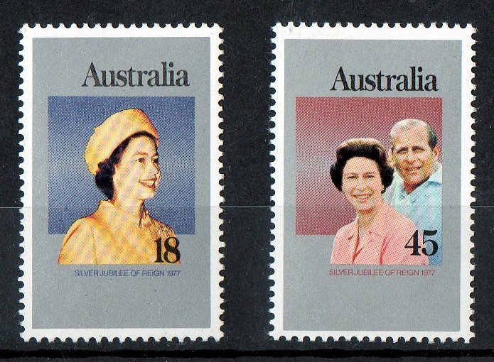 Australia 1977 Silver Jubilee  Set Of 2 MNH - Nuovi