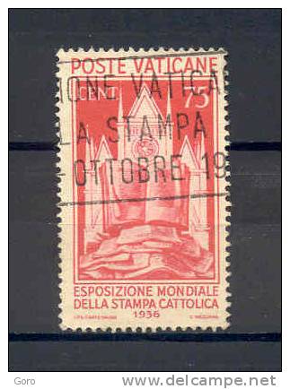 Vaticano   1936  .-   Y&T Nº    76 - Usados