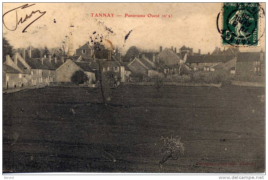 TANNAY - Panorama Ouest - Tannay