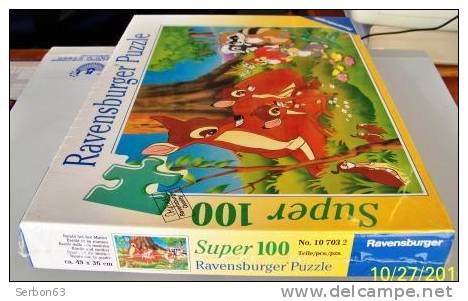 JEUX, JOUETS ET FIGURINES PUZZLE SUPER 100 REFERENCE 10 703 2 RAVENSBURGER NEUF - FIN DE STOCK RAYON JOUETS ANNEE 1996. - Puzzles