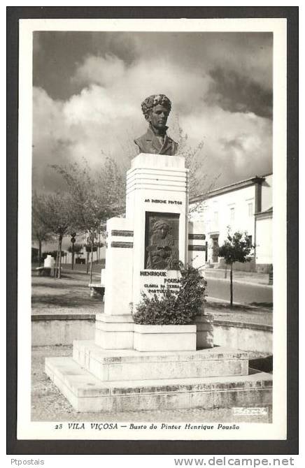 VILA VIÇOSA (Portugal) - Busto Do Pintor Henrique Pousão - Evora