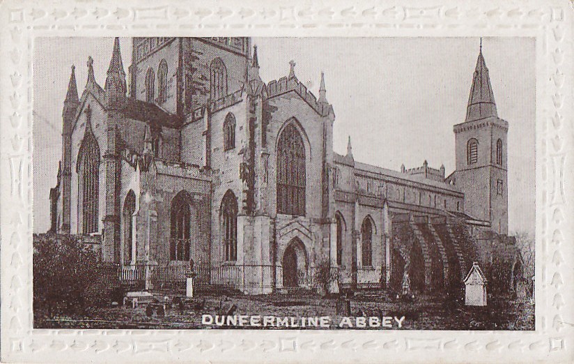 Royaume-Uni - Scotland - Fife - Dunfermline Abbaye - Carte Gaufrée - Fife