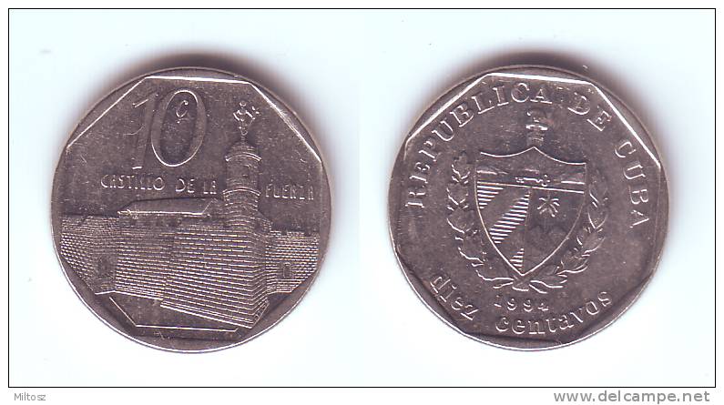 Cuba 10 Centavos 1994 Peso Convertible Series - Kuba