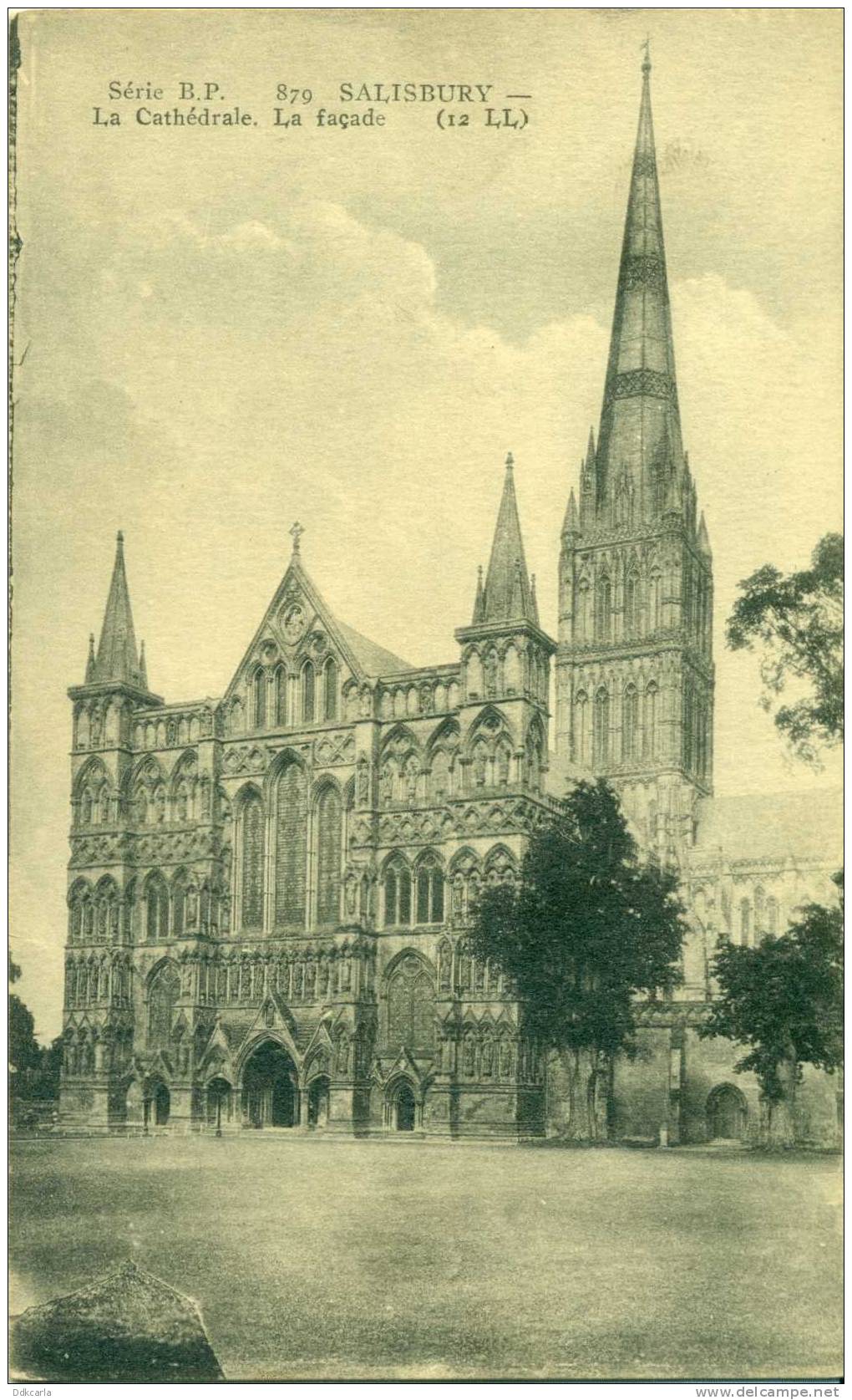 Salisbury - La Cathédrale, La Façade - Salisbury