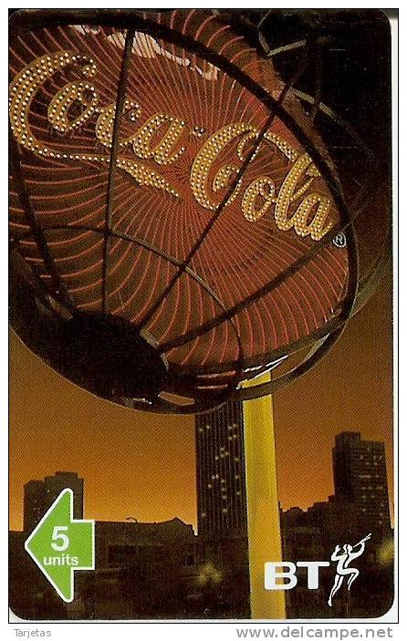 TARJETA DEL REINO UNIDO DE COCA-COLA (COKE)   NUEVA-MINT - Publicidad