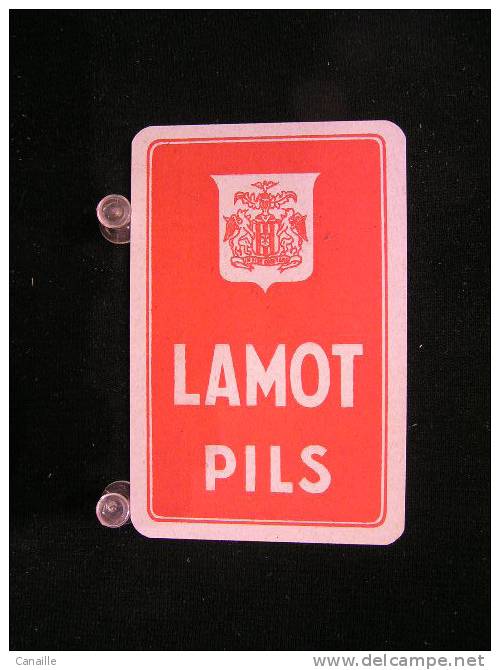 Carte A Jouer  4 Dos De Cartes De La Brasserie Lamot,  Mechelen-Maline  -  Pils Lamot  .- - Autres & Non Classés