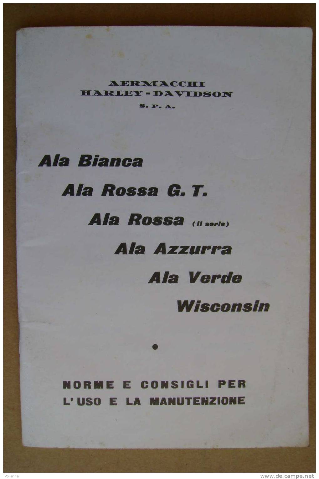 PDG/40 Libretto ISTRUZIONI L´USO E MANUTENZIONE - CICLOMOTORI AER MACCHI-HARLEY-DAVIDSON ALA BIANCA, ALA ROSSA... - Engines