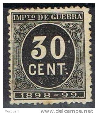 Impuesto Guerra 30 Cts 1898-99 * - Kriegssteuermarken