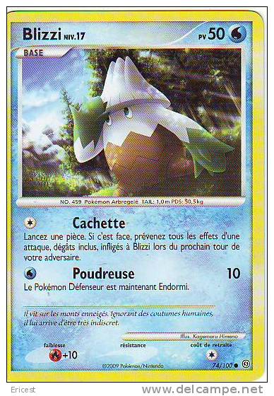 - X - CARTE POKEMON BLIZZI NIV 17 74/100 NEUVE - Andere & Zonder Classificatie