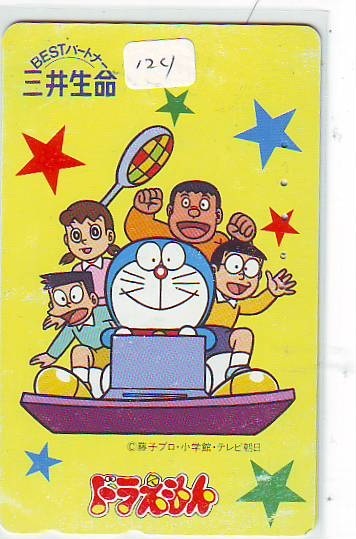 Télécarte JAPON CHAT DORAEMON (124) CINEMA * ANIME MANGA *  TELEFONKARTE JAPAN * PHONECARD CAT * FILM * COMICS * KAT - Comics
