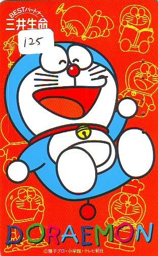 Télécarte JAPON CHAT DORAEMON (125) CINEMA * ANIME MANGA *  TELEFONKARTE JAPAN * PHONECARD CAT * FILM * COMICS * KAT - Comics