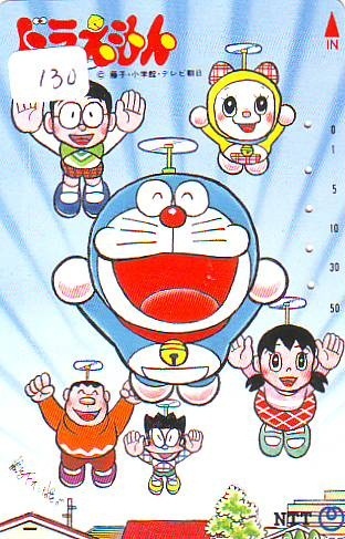 Télécarte JAPON CHAT DORAEMON (130) CINEMA * ANIME MANGA *  TELEFONKARTE JAPAN * PHONECARD CAT * FILM * COMICS * KAT - Comics