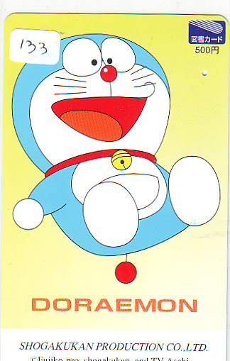 Télécarte JAPON CHAT DORAEMON (133) CINEMA * ANIME MANGA *  TELEFONKARTE JAPAN * PHONECARD CAT * FILM * COMICS * KAT - Comics