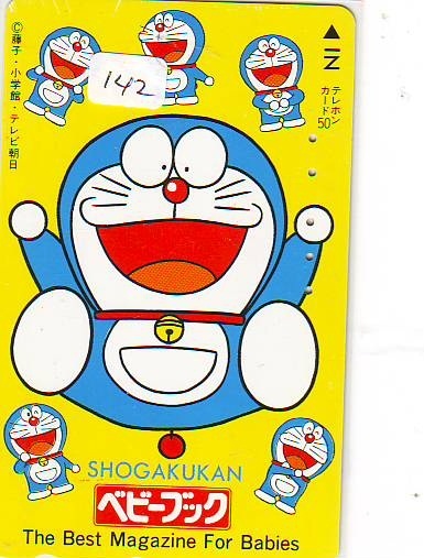 Télécarte JAPON CHAT DORAEMON (142) CINEMA * ANIME MANGA *  TELEFONKARTE JAPAN * PHONECARD CAT * FILM * COMICS * - BD