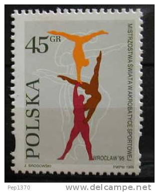 POLONIA 1995 -  CAMPEONATO DEL MUNDO DE GIMNASIA ACROBATICA - YVERT 3354 - Ongebruikt