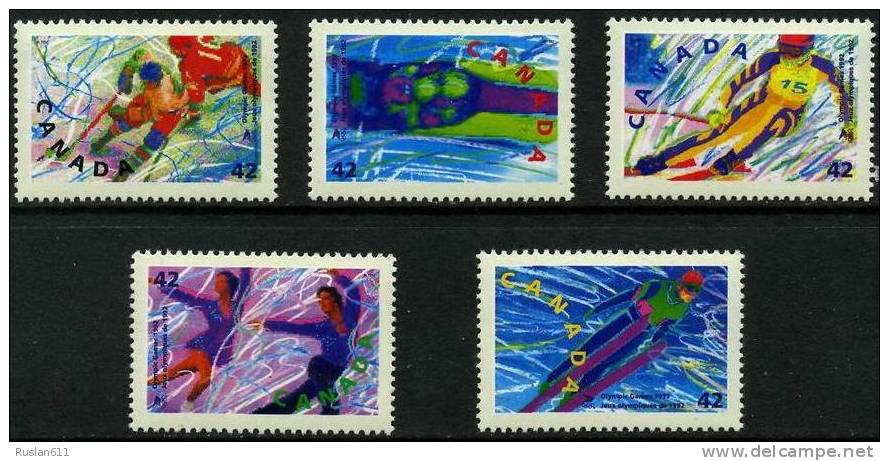 Olympic Games Albertville Canada 1992  #1274/8 MNH ** - Winter 1992: Albertville