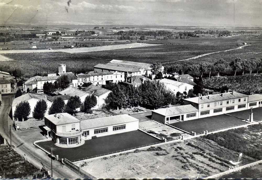 11 CAPENDU VUE AERIENNE GROUPE SCOLAIRE - Capendu