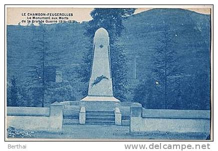 42 LE CHAMBON FEUGEROLLES - Le Monument Aux Morts De La Grande Guerre - Le Chambon Feugerolles