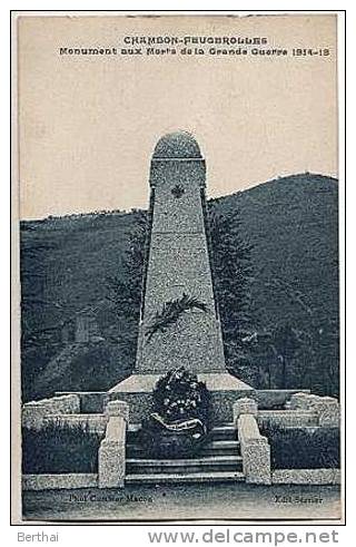 42 CHAMBON FEUGEROLLES - Monument Aux Morts - Le Chambon Feugerolles