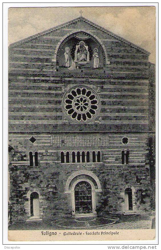 C186 Foligno - Cattedrale - Facciata Principale - Mini Old Card / Non Viaggiata - Foligno