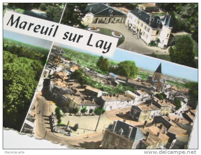M609 - - (vente Directe  )    Mareuil Sur Lay En Vendée Dept 85 Multivues - Mareuil Sur Lay Dissais