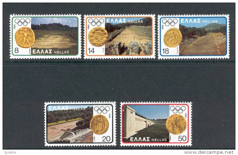 GREECE 1980   Olympic Games In Moscow  SET MNH - Ongebruikt