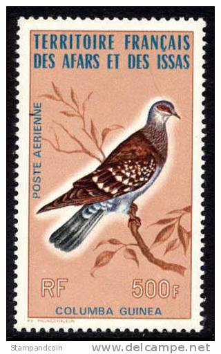 Afars & Issas C102 Mint Never Hinged 500fr Airmail From 1975 (BIRD) - Unused Stamps