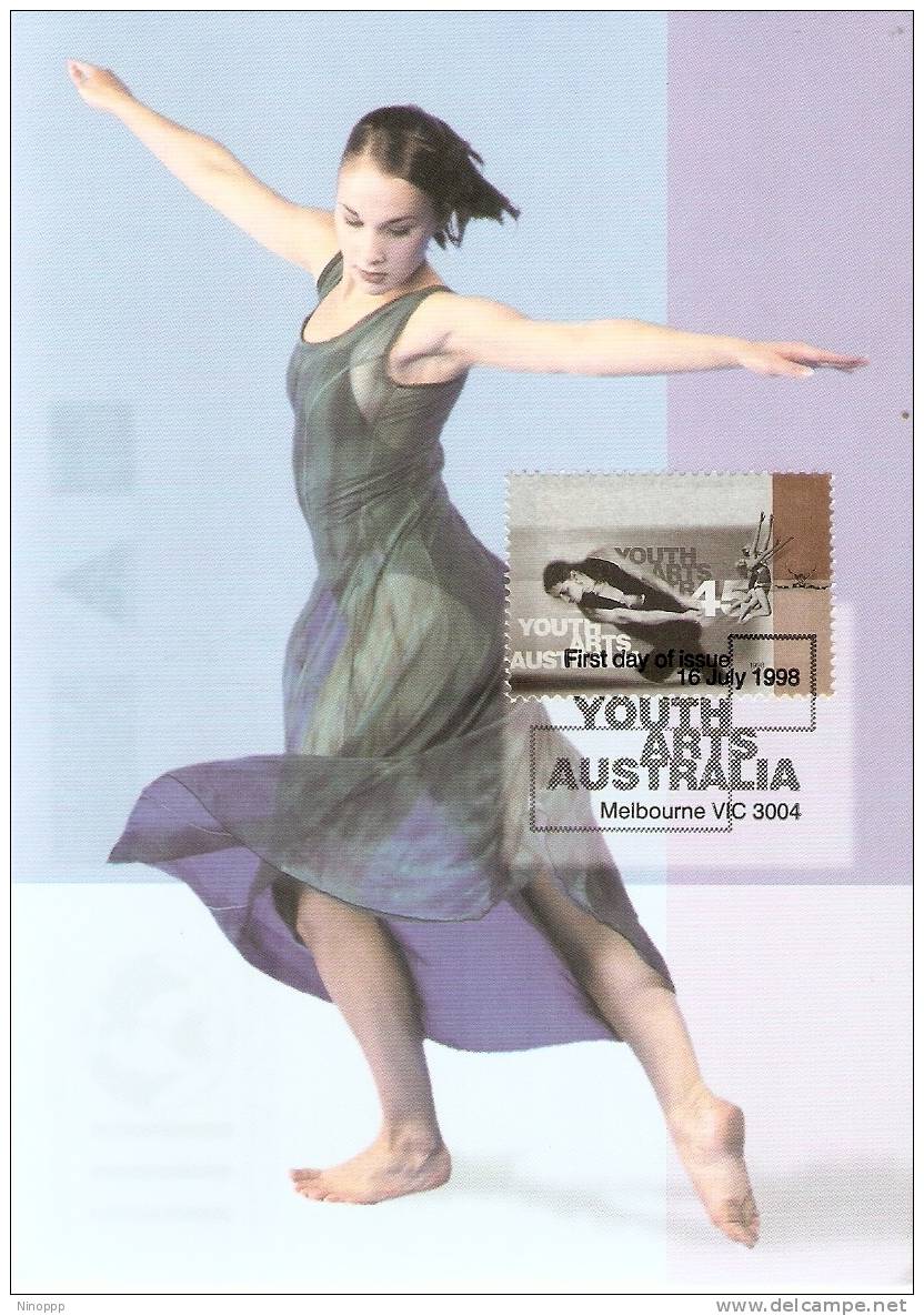 Australia-1998 Youth Arts, Dance    Maximum Card - Maximum Cards