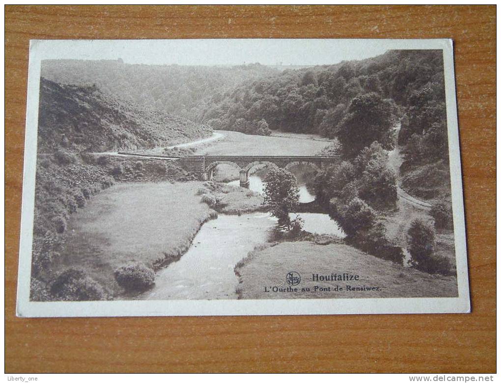 L'Ourthe Au Pont De Rensiwez / Anno 1934 ( Zie Foto Details ) !! - Houffalize