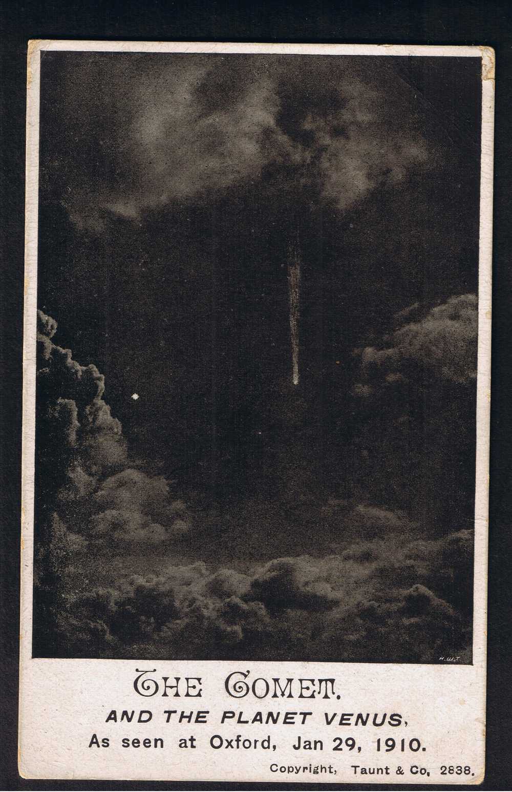 RB 597 -  Early Postcard - The Comet Venus As Seen At Oxford In 1910 - Astronomy Theme - Astronomy