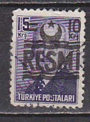 PGL - TURQUIE SERVICE Yv N°43 - Official Stamps