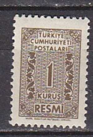 PGL - TURQUIE SERVICE Yv N°74 ** - Official Stamps