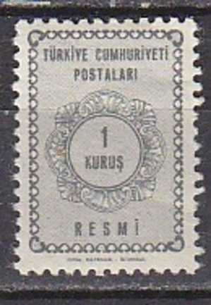 PGL - TURQUIE SERVICE Yv N°87 ** - Official Stamps