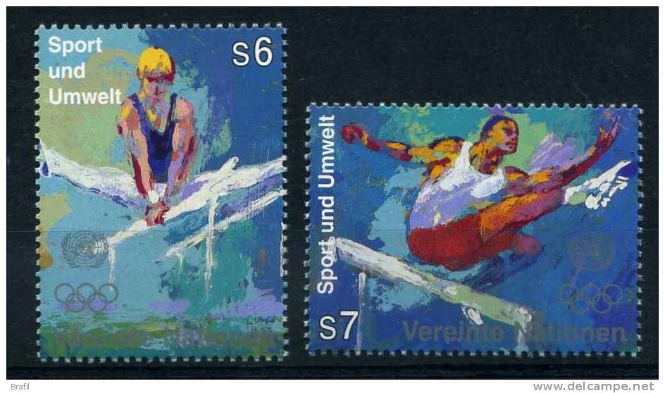 1996 Nazioni Unite Vienna, Sport Olimpiadi, Francobollo Nuovo (**). - Unused Stamps