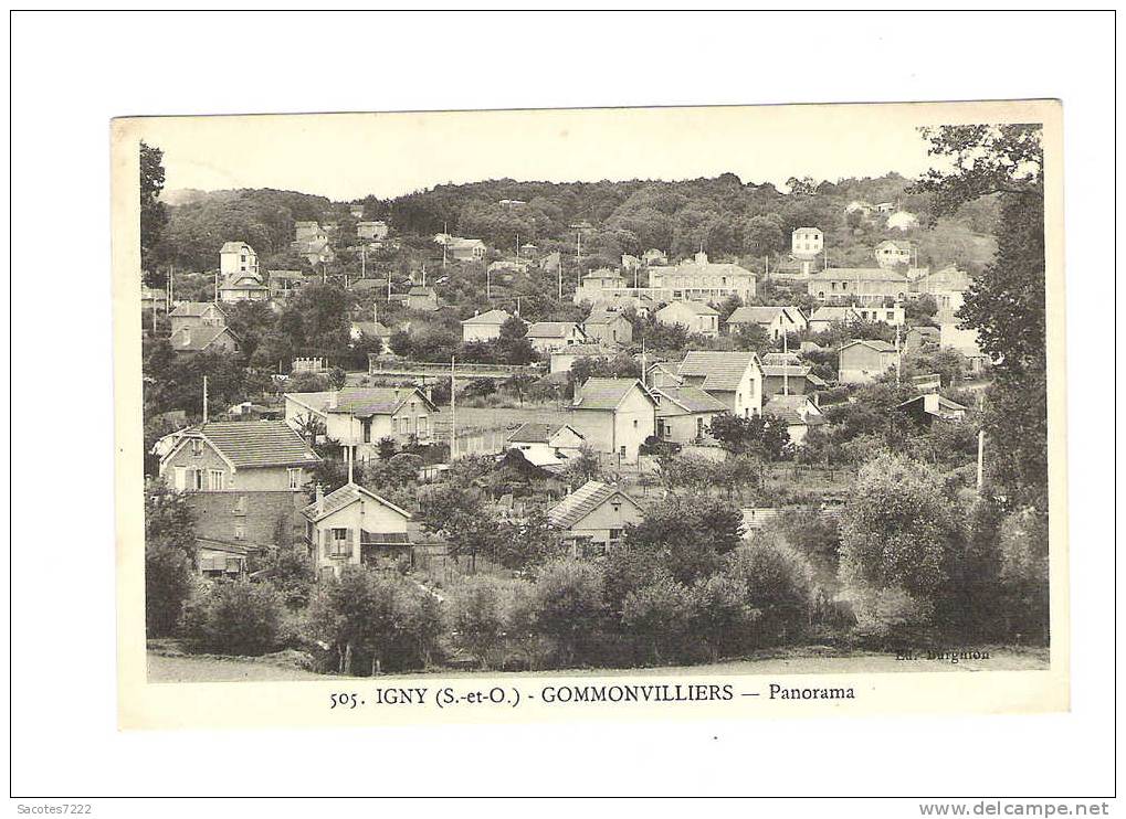 IGNY-GOMMONVILLIERS - PANORAMA - - Igny