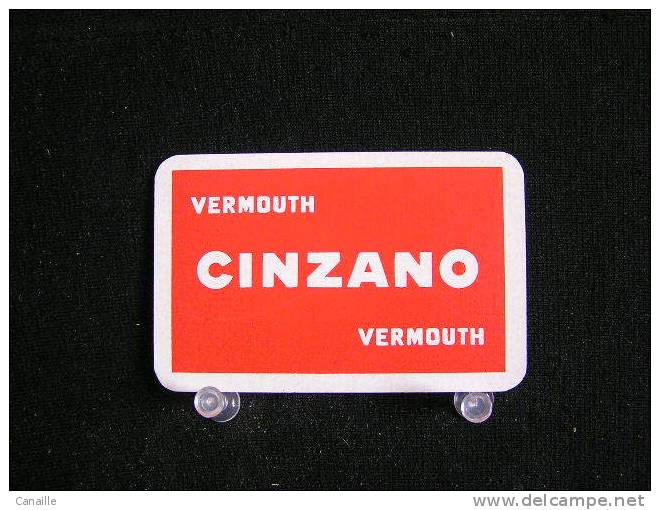 Playcard -  Dos De Carte A Jouer,1 Cartes Avec Publicitè -  Cinzano ,  Vermouth  . - - Sonstige & Ohne Zuordnung