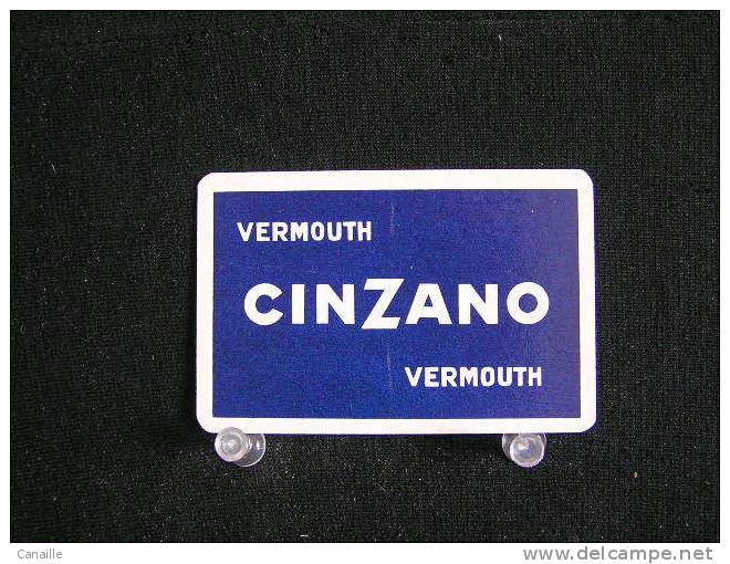 Playcard -  Dos De Carte A Jouer,1 Cartes Avec Publicitè -  Cinzano ,  Vermouth  . - - Sonstige & Ohne Zuordnung