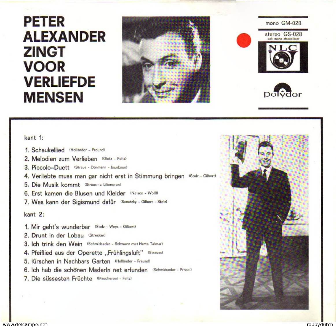 * LP *  PETER ALEXANDER ZINGT VOOR VERLIEFDE MENSEN (Holland 1966 Ex!!!) Selten!!! - Sonstige - Deutsche Musik