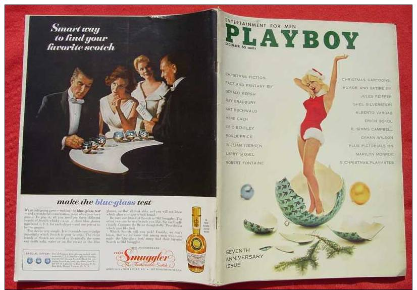 (1039165) PLAYBOY USA. December, 1960. Komplettes Original-Magazin Mit Innenteil. Günstig ! - Lifestyle & Mode