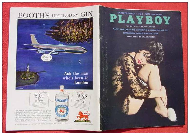 (1039171) PLAYBOY USA. July, 1961. Komplettes Original-Magazin Mit Innenteil. Günstig ! - Moda