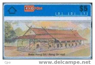 # MALAYSIA TMC35 Rong Sri Hall 5 Landis&gyr   Tres Bon Etat - Malaysia