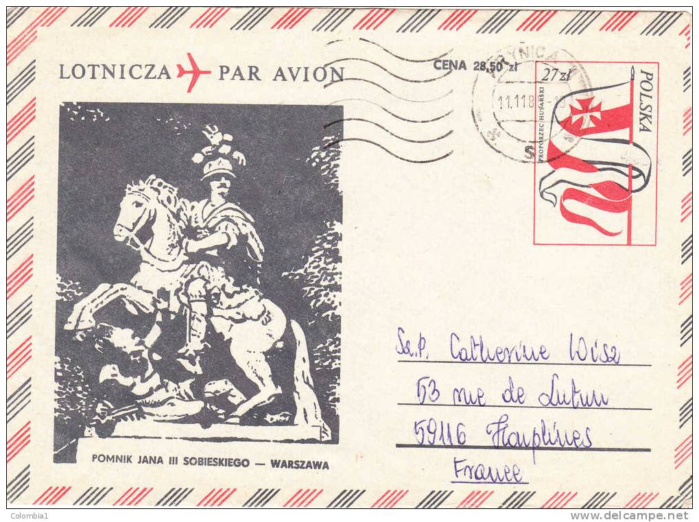 POLOGNE Lettre De KRYNICA De 1985 ( Entier Préoblitéré) - Storia Postale