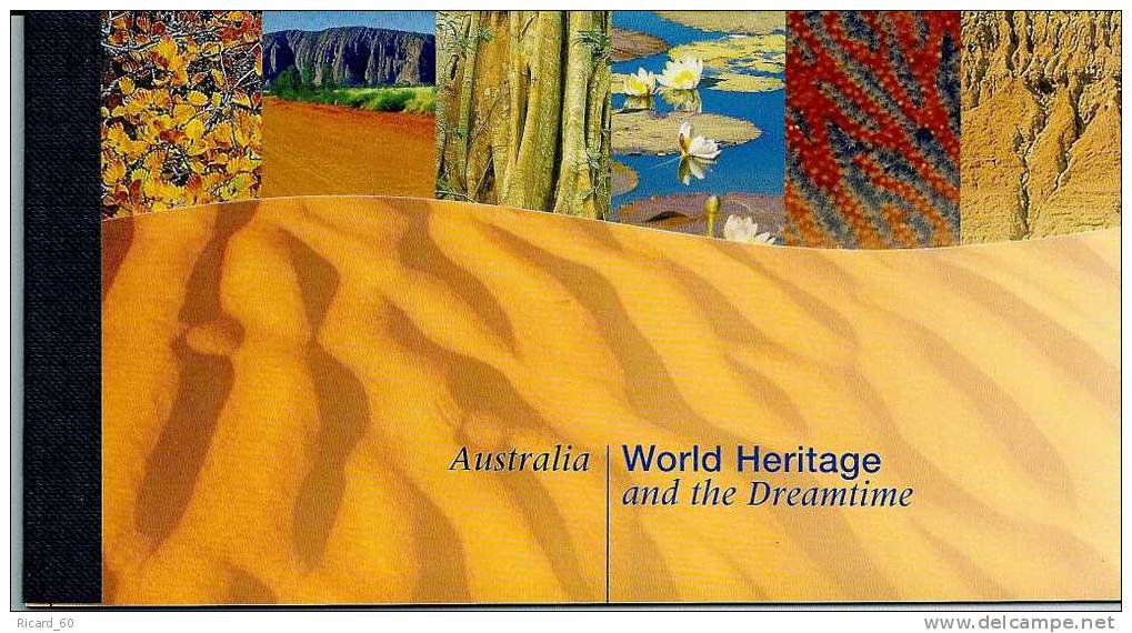 Carnet Neuf, Onu, New York, Patrimoine Mondial, Australie, Parcs Naturels, Barrière De Corail, Uluru, Willandra... - Nuovi