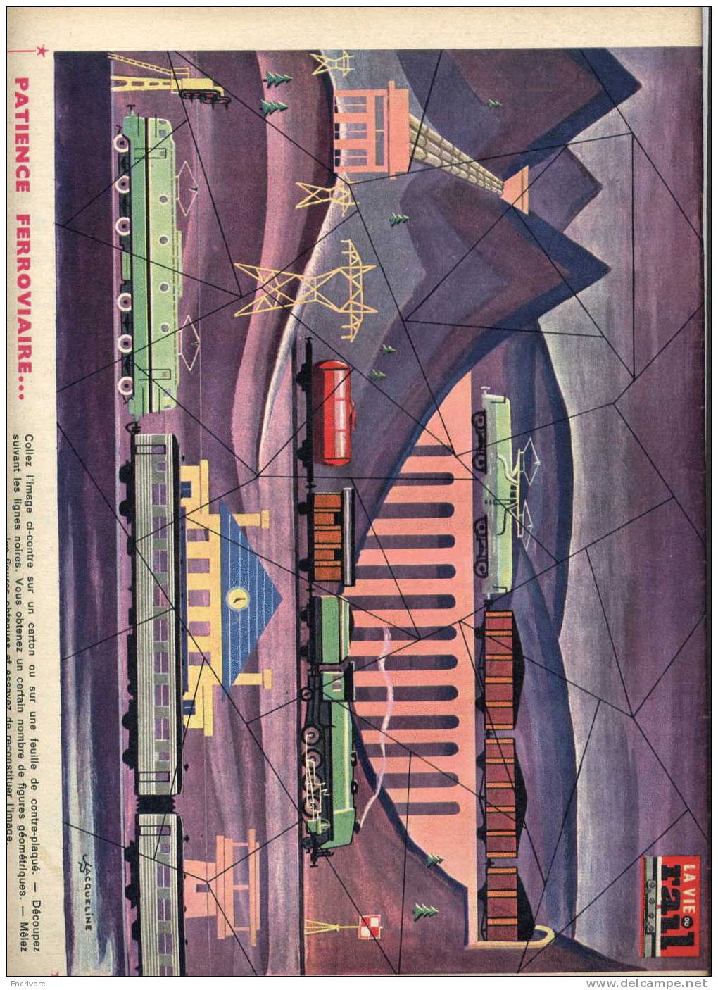 La Vie Du Rail 723 Nov 1959 TRAIN Conférence Européenne Horaires Vienne Alexndre II Napoleon III Chataigneraie Malaval - Treni